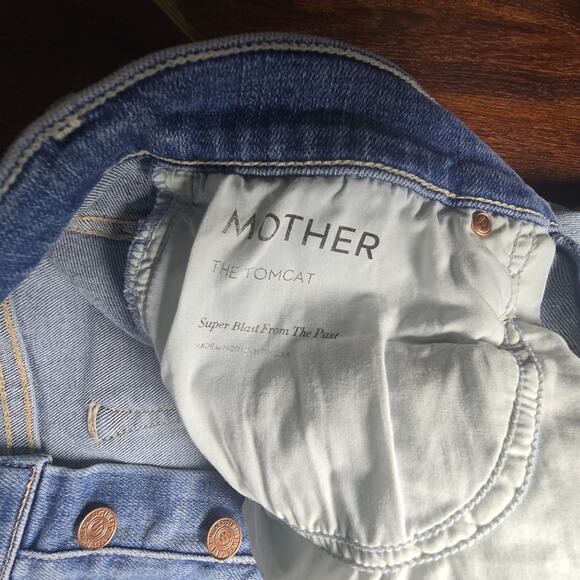 Mother Denim The Tomcat Super Blast from the Past Button Fly Straight Leg - 29 - Picture 8 of 9